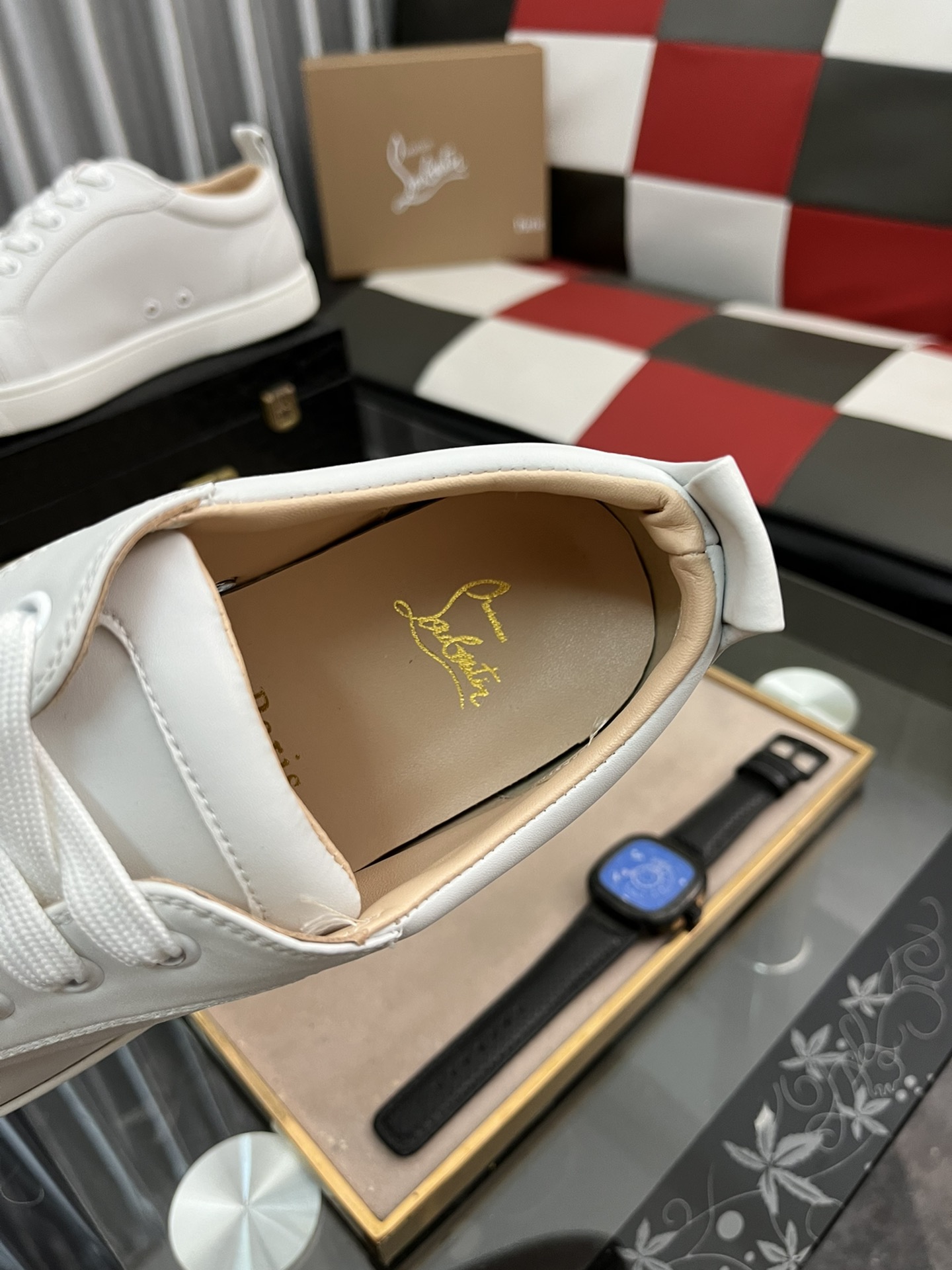 230christian louboutin (CL zapatos inferiores rojos) serie fábrica Estilo completo , zapatos de tabl