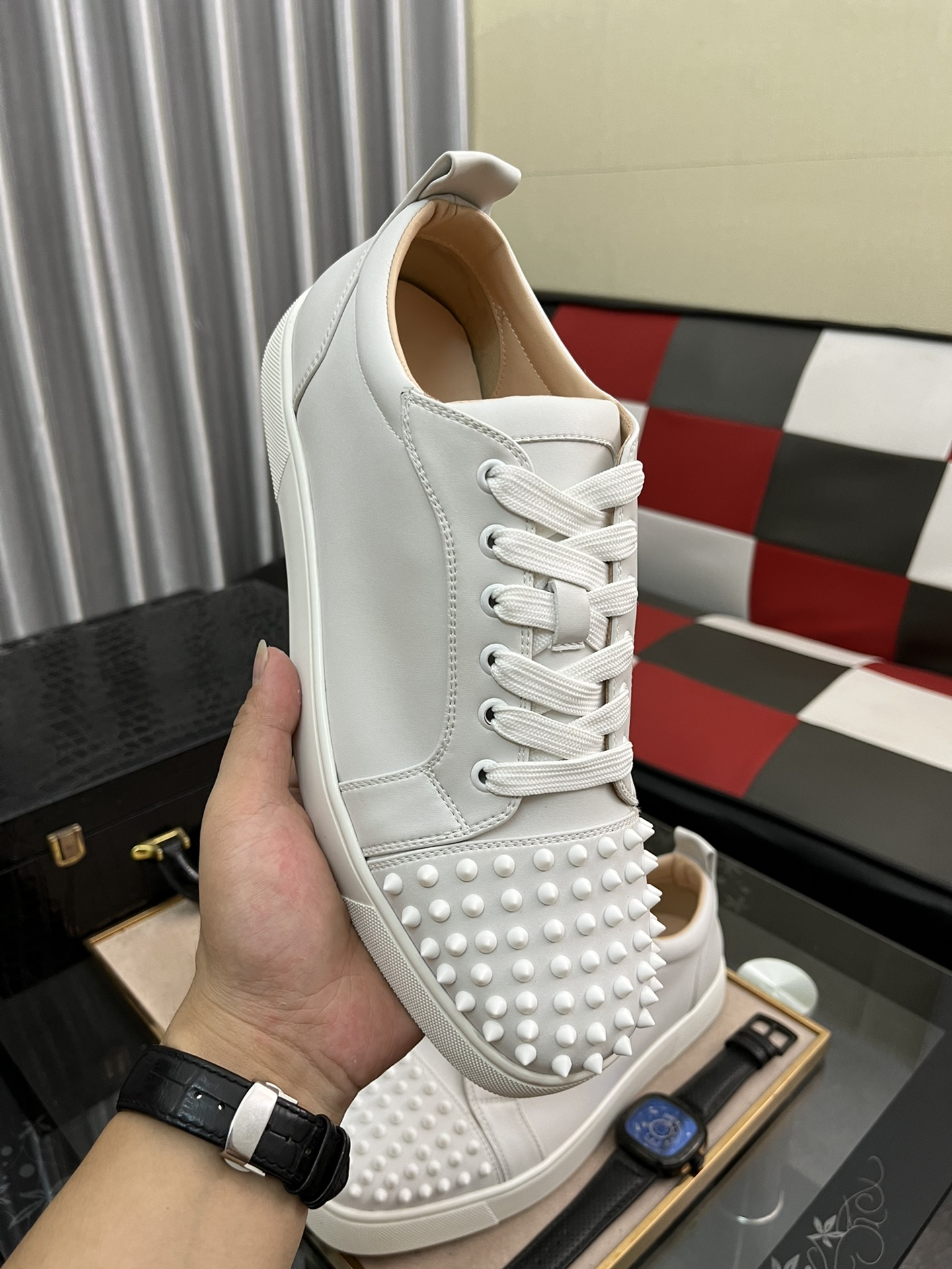 230christian louboutin (CL zapatos inferiores rojos) serie fábrica Estilo completo , zapatos de tabl