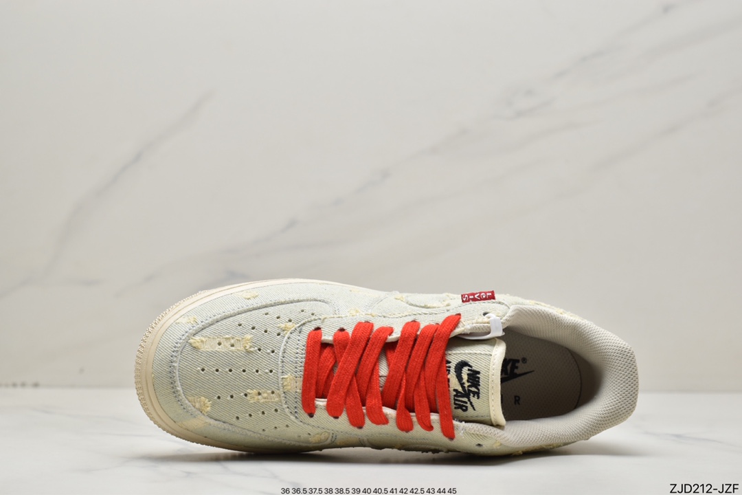 240 Air Force 1 '07 Low “李维斯”水洗牛仔原楦头原纸板VI6396-158