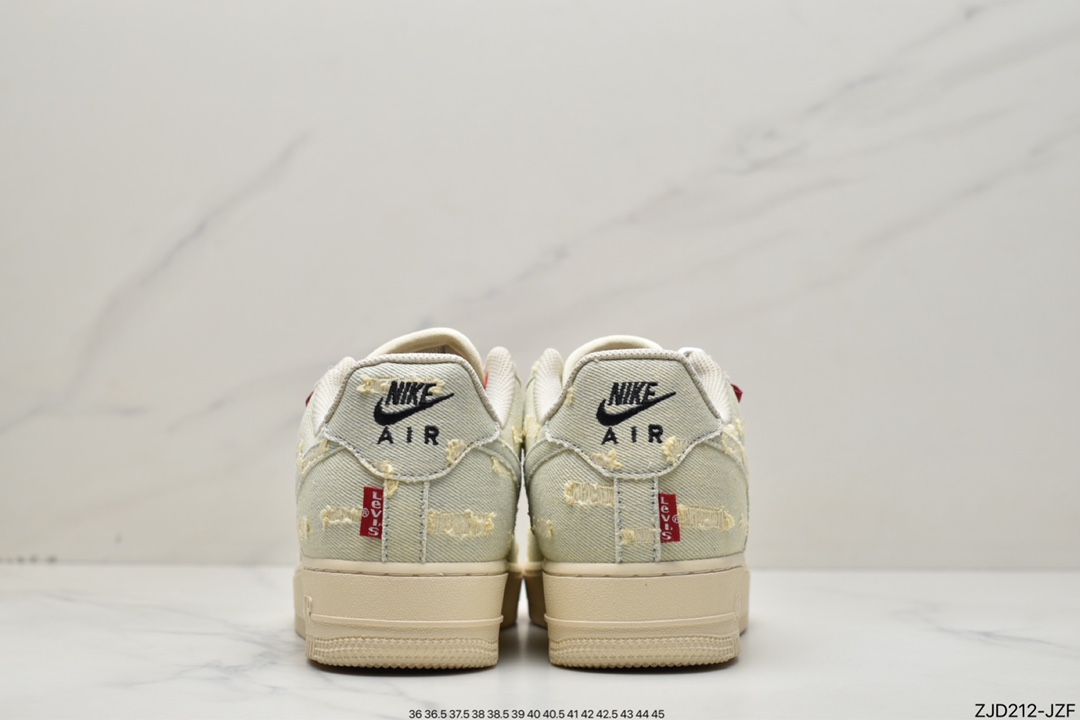 240 Air Force 1 '07 Low “李维斯”水洗牛仔原楦头原纸板VI6396-158
