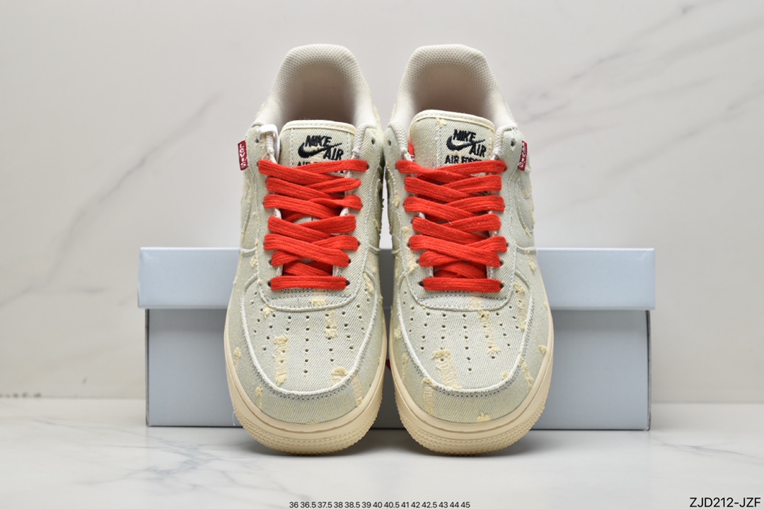 240 Air Force 1 '07 Low “李维斯”水洗牛仔原楦头原纸板VI6396-158