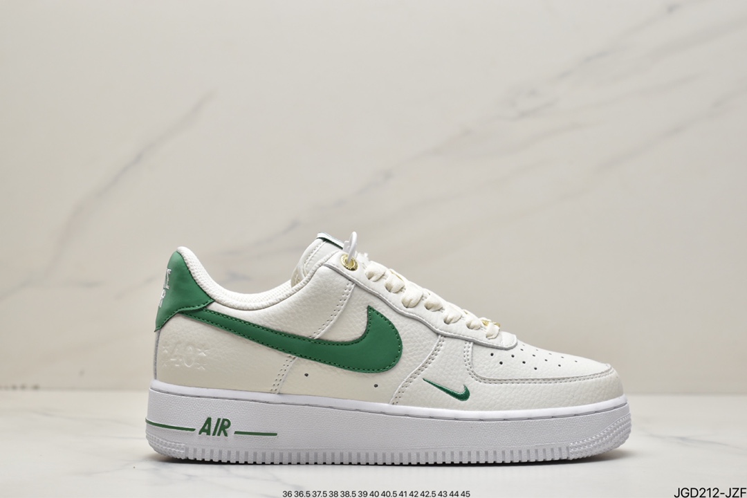 180 Nike Air Force 1 Low 07 米白绿小钩DQ7582-101