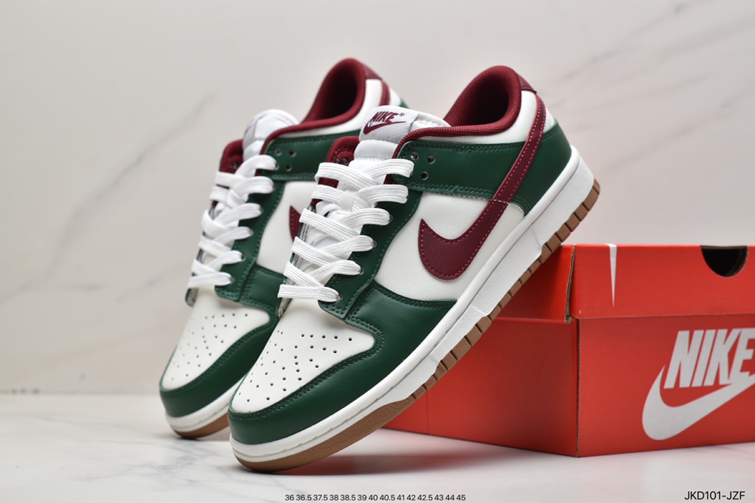 Nk SB Dunk Low ”Gorge Green” bean paste green color matching FB7160-161