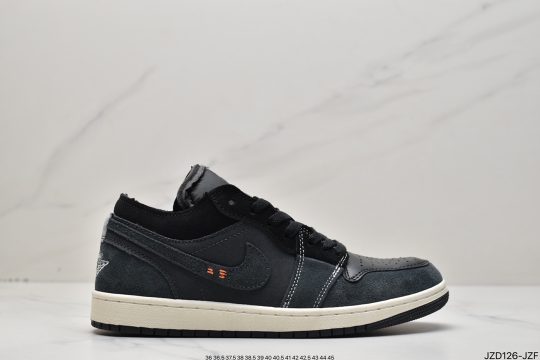 140 Air Jordan 1 Low ”White and Phantom” AJ1 乔1米白 复古文化板鞋 DN1635-100