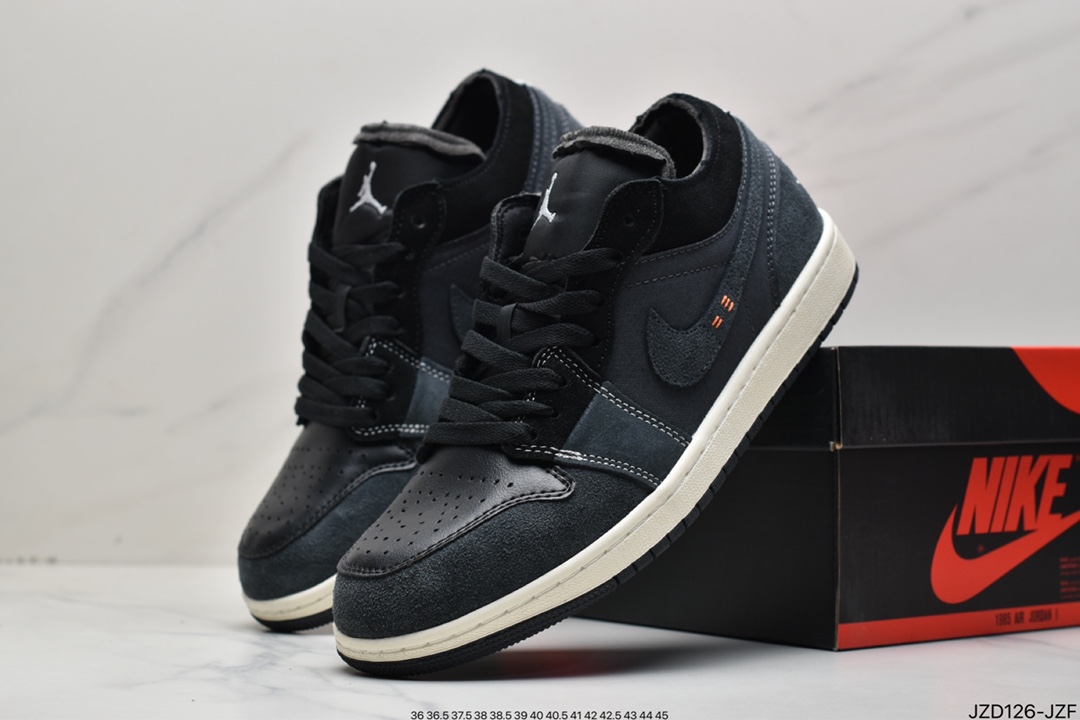 140 Air Jordan 1 Low ”White and Phantom” AJ1 乔1米白 复古文化板鞋 DN1635-100