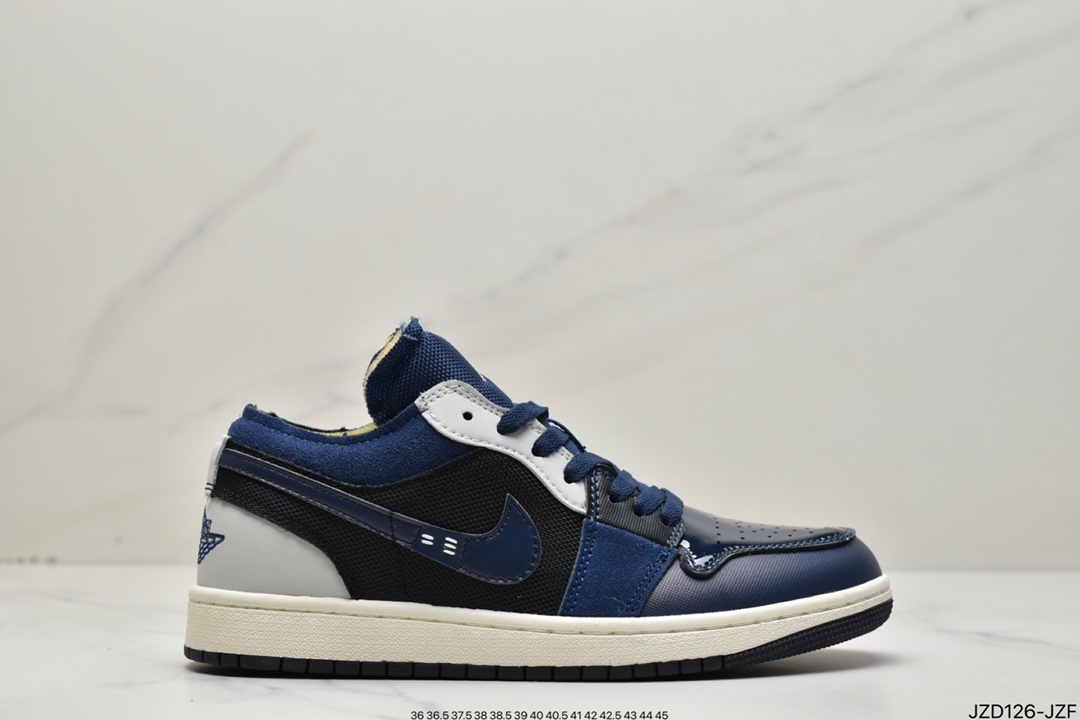 140 Air Jordan 1 Low ”White and Phantom” AJ1 乔1米白 复古文化板鞋 DN1635-100