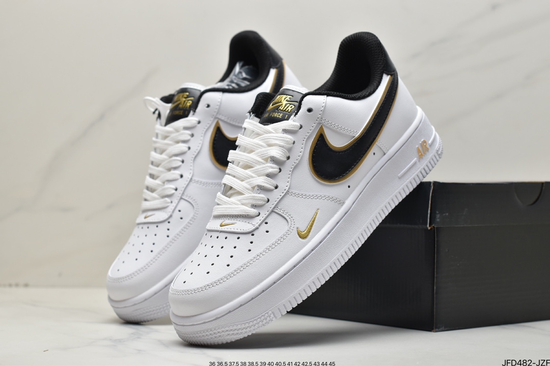 170 Nike Air Force 1 React LV8 白黑金 DA8481-100