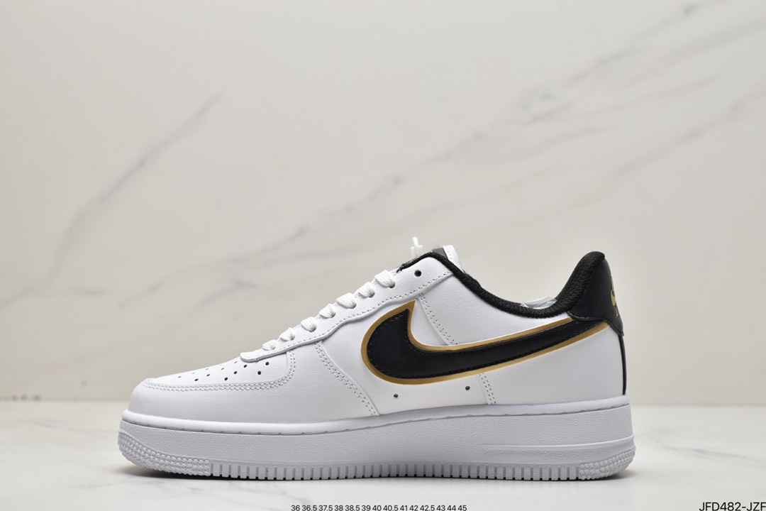 170 Nike Air Force 1 React LV8 白黑金 DA8481-100