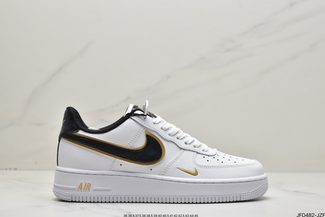 170 Nike Air Force 1 React LV8 白黑金 DA8481-100