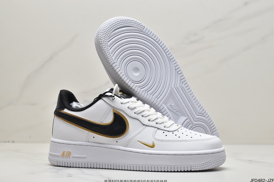 170 Nike Air Force 1 React LV8 白黑金 DA8481-100