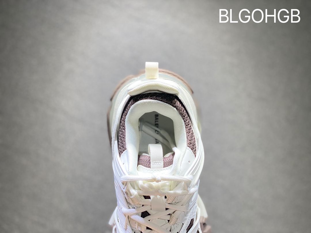 3.0 Three generations of outdoor concept shoes Balenciaga Sneaker Tess s.Gomma MAILLE WHITE/ORANGE pure original version