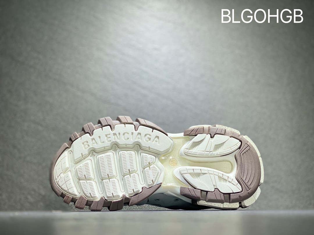 3.0 Three generations of outdoor concept shoes Balenciaga Sneaker Tess s.Gomma MAILLE WHITE/ORANGE pure original version