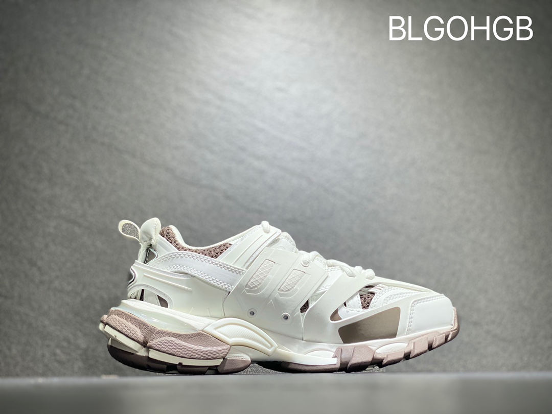 3.0 Three generations of outdoor concept shoes Balenciaga Sneaker Tess s.Gomma MAILLE WHITE/ORANGE pure original version