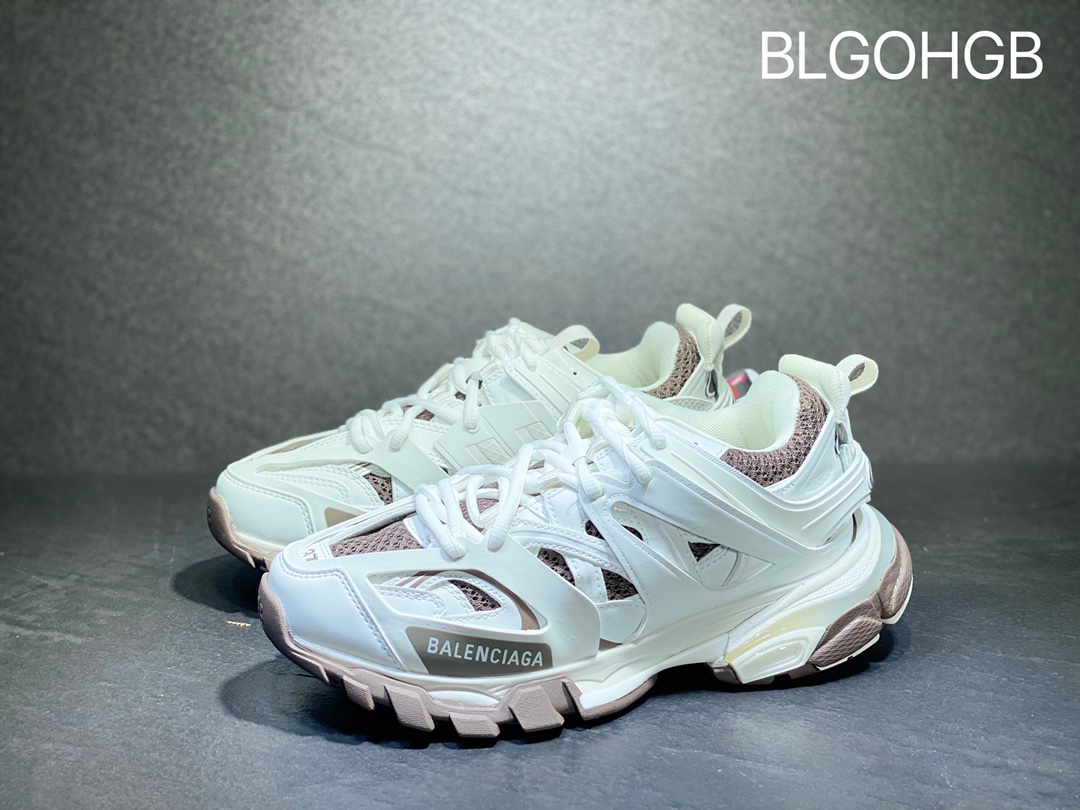 3.0 Three generations of outdoor concept shoes Balenciaga Sneaker Tess s.Gomma MAILLE WHITE/ORANGE pure original version