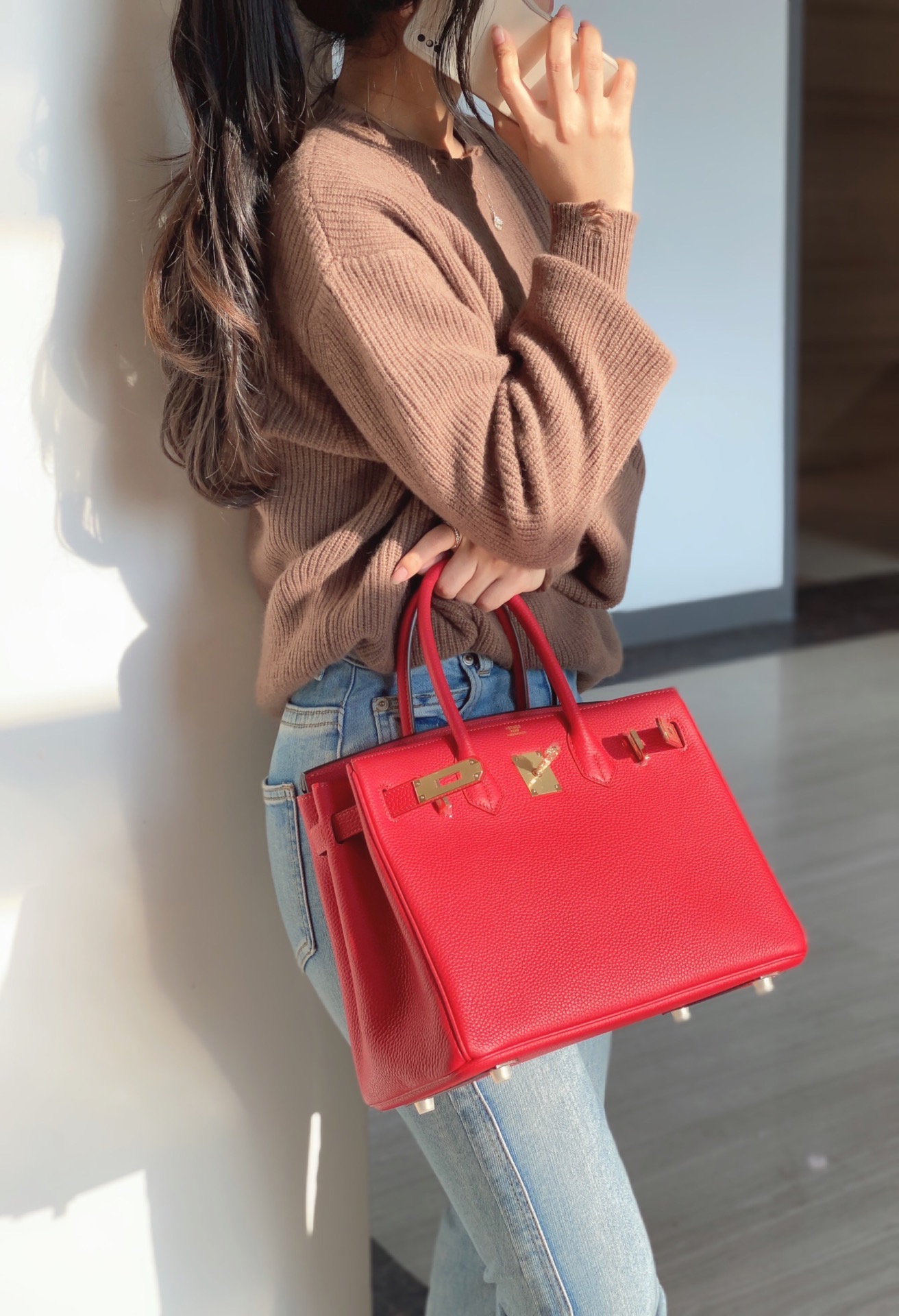 博柏利 Burberry 高定经典皮革女包手袋 #92CE218A 8