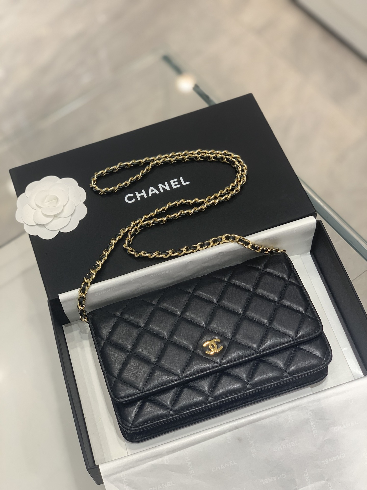 Chanel Crossbody & Shoulder Bags Black Chains