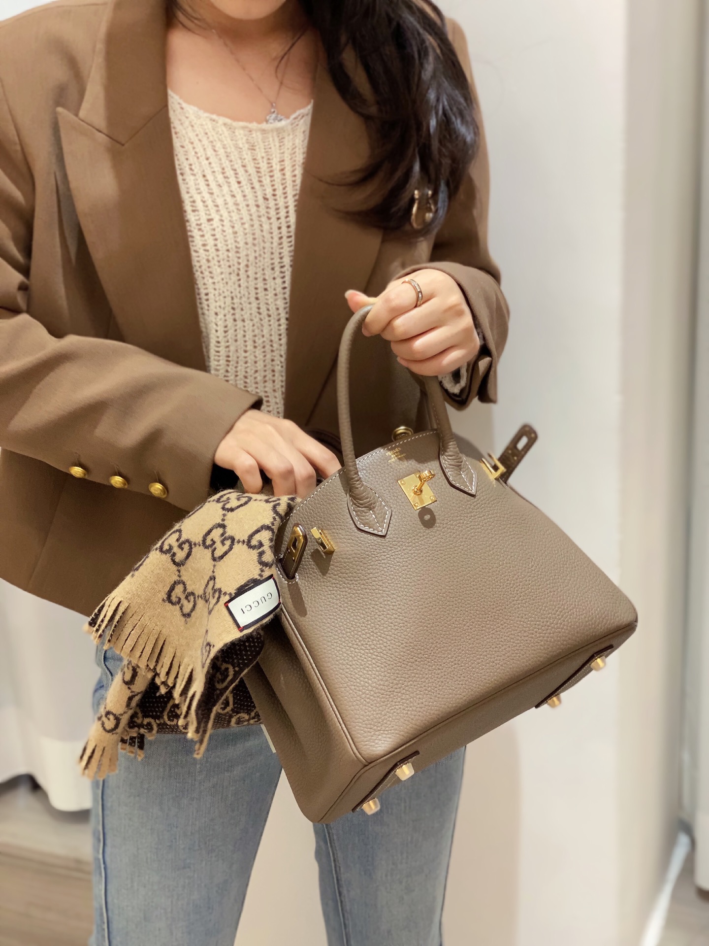 东方青苍都说好的Birkin 大象灰 3