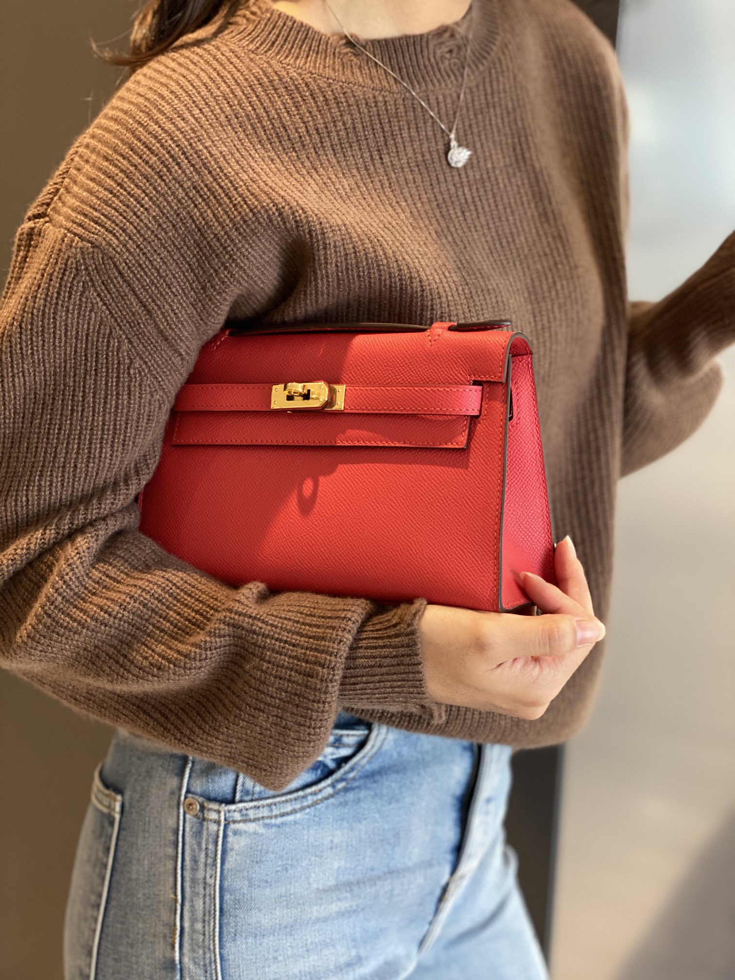 Hermès Luxury Designer Handbag Shoulder Crossbody Bag crafted in premium 9