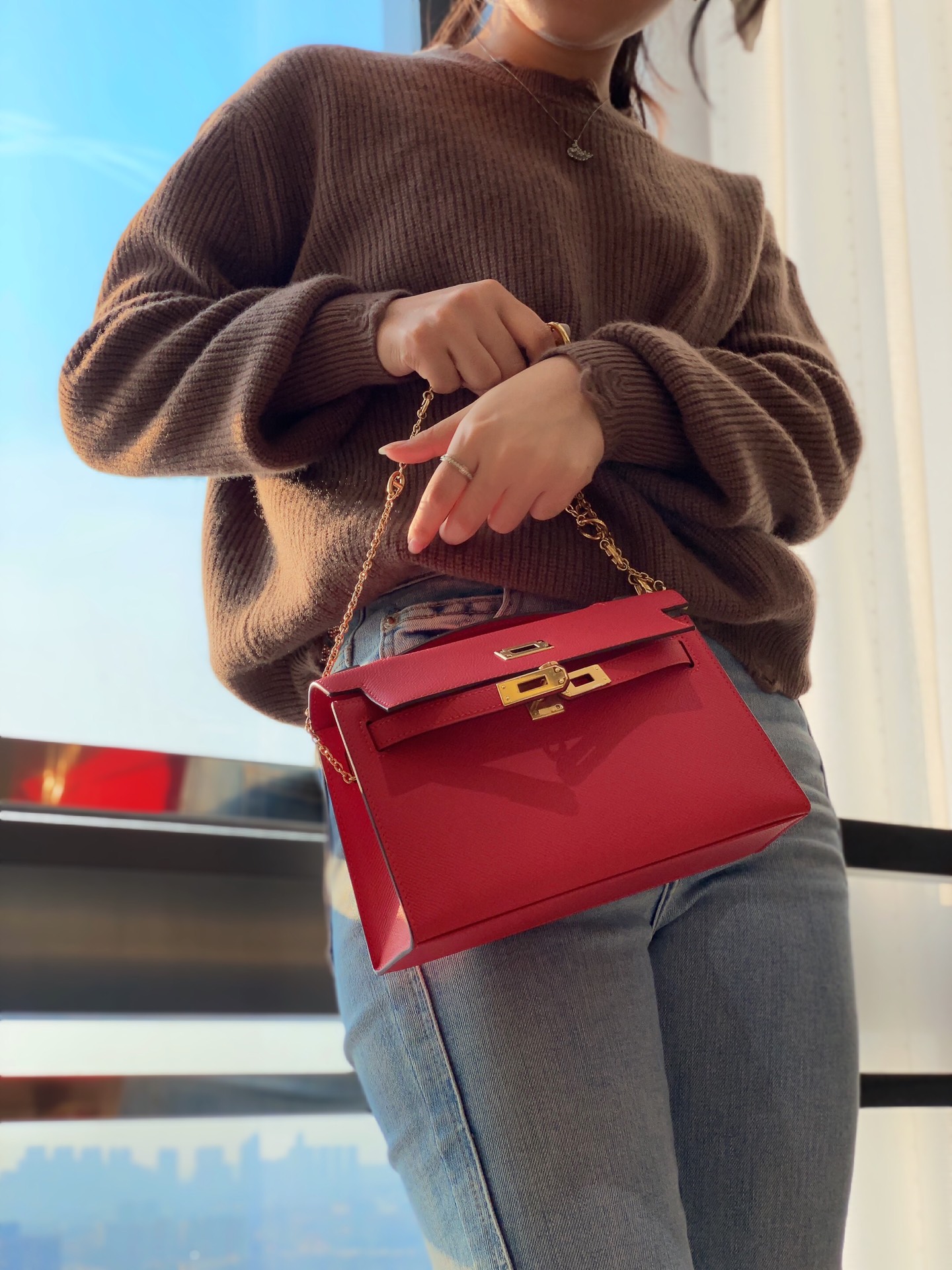 Hermès Luxury Designer Handbag Shoulder Crossbody Bag crafted in premium 5