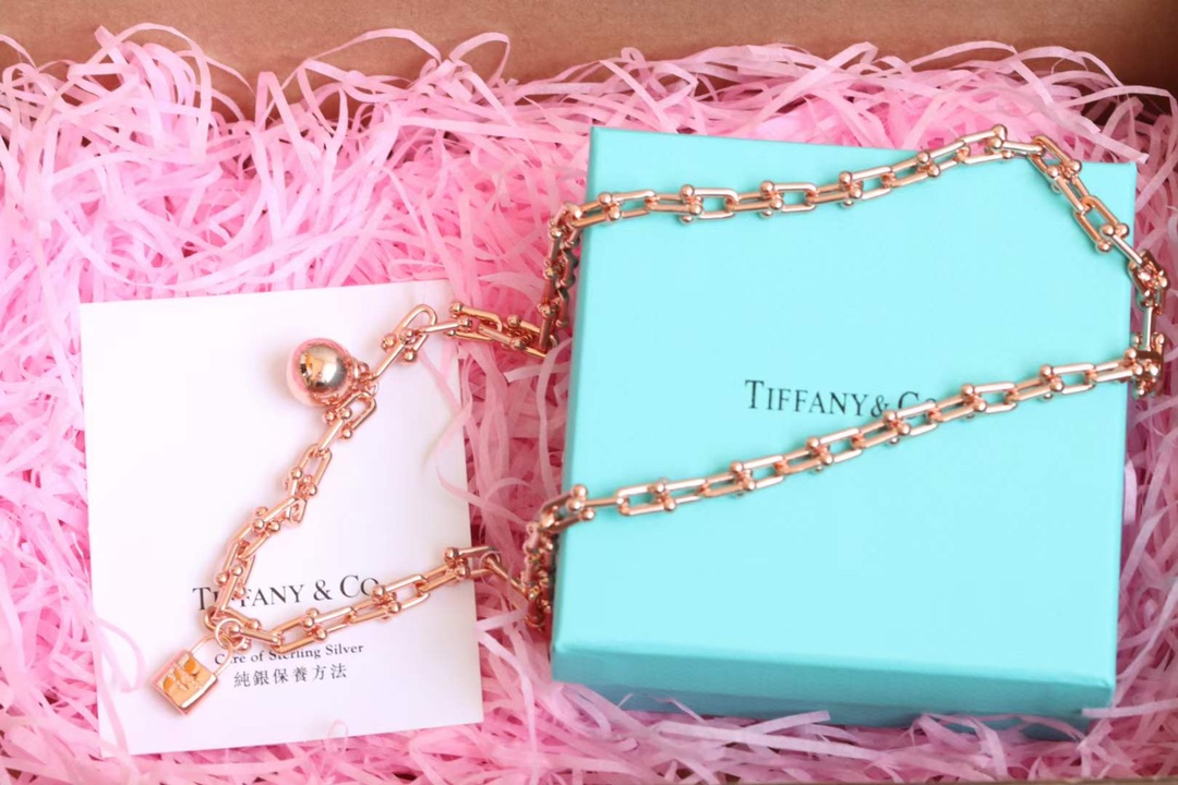 Tiffany & Co. 蒂芙尼tiffany&Co. hardward U型竹节扣项链