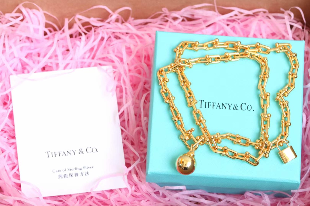 Tiffany & Co. 蒂芙尼tiffany&Co. hardward U型竹节扣项链
