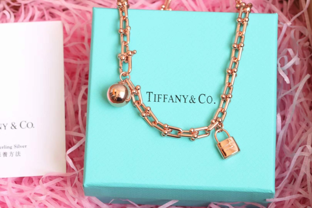 Tiffany & Co. 蒂芙尼tiffany&Co. hardward U型竹节扣项链