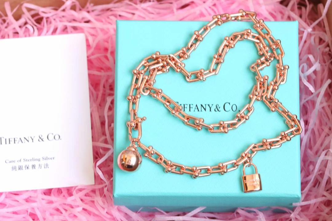 Tiffany & Co. 蒂芙尼tiffany&Co. hardward U型竹节扣项链