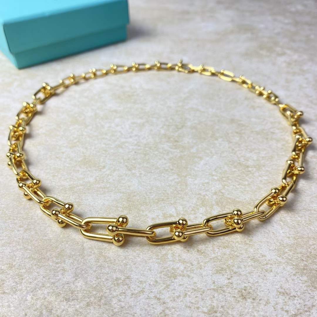 Tiffany & Co. 蒂芙尼tiffany&Co. hardward 大小U型竹节扣项链