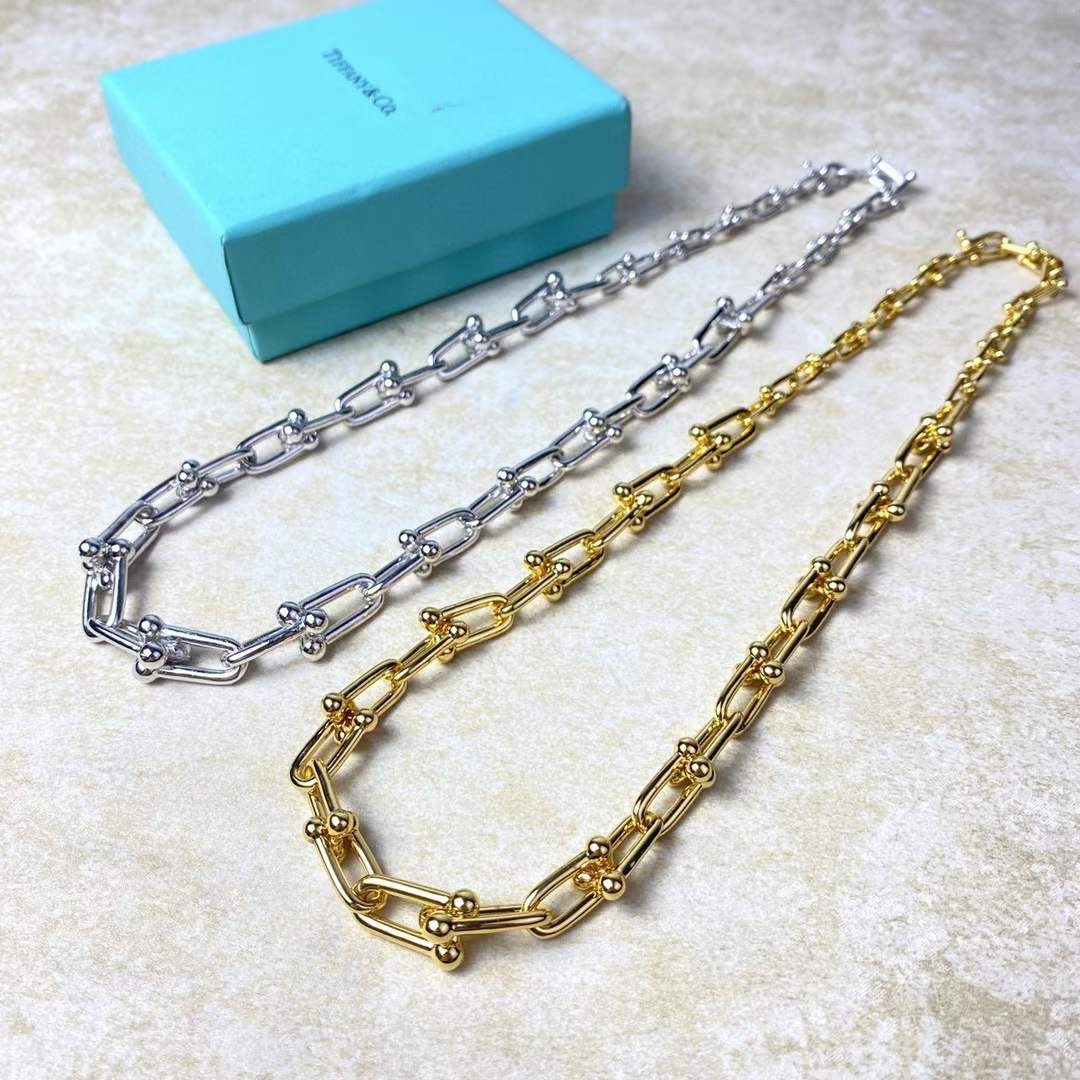 Tiffany & Co. 蒂芙尼tiffany&Co. hardward 大小U型竹节扣项链
