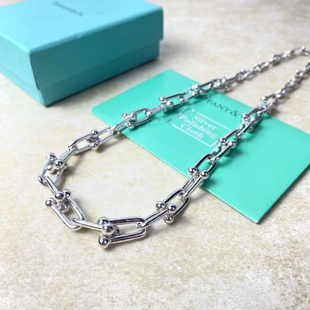 Tiffany & Co. 蒂芙尼tiffany&Co. hardward 大小U型竹节扣项链