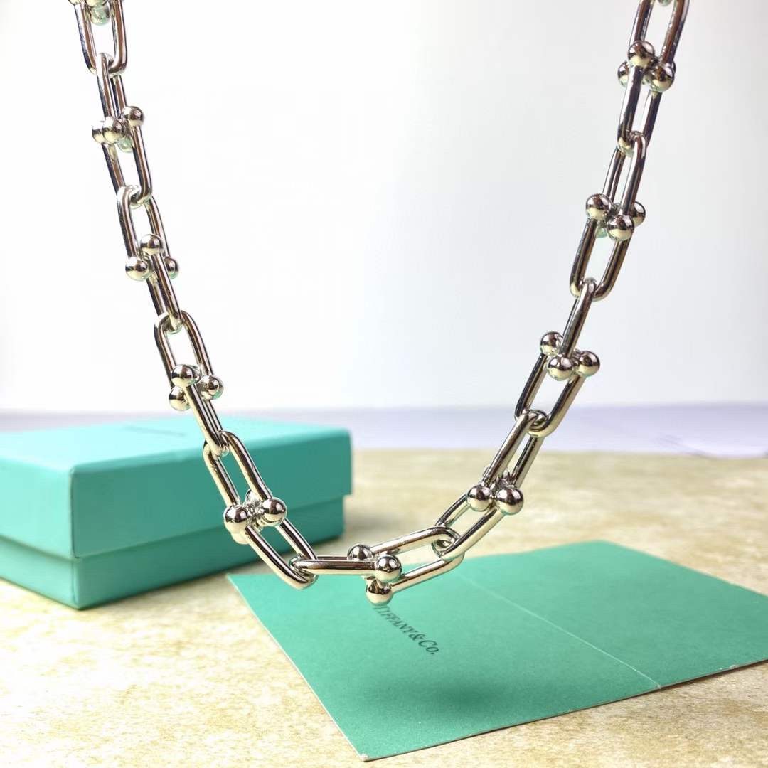 Tiffany & Co. 蒂芙尼tiffany&Co. hardward 大小U型竹节扣项链