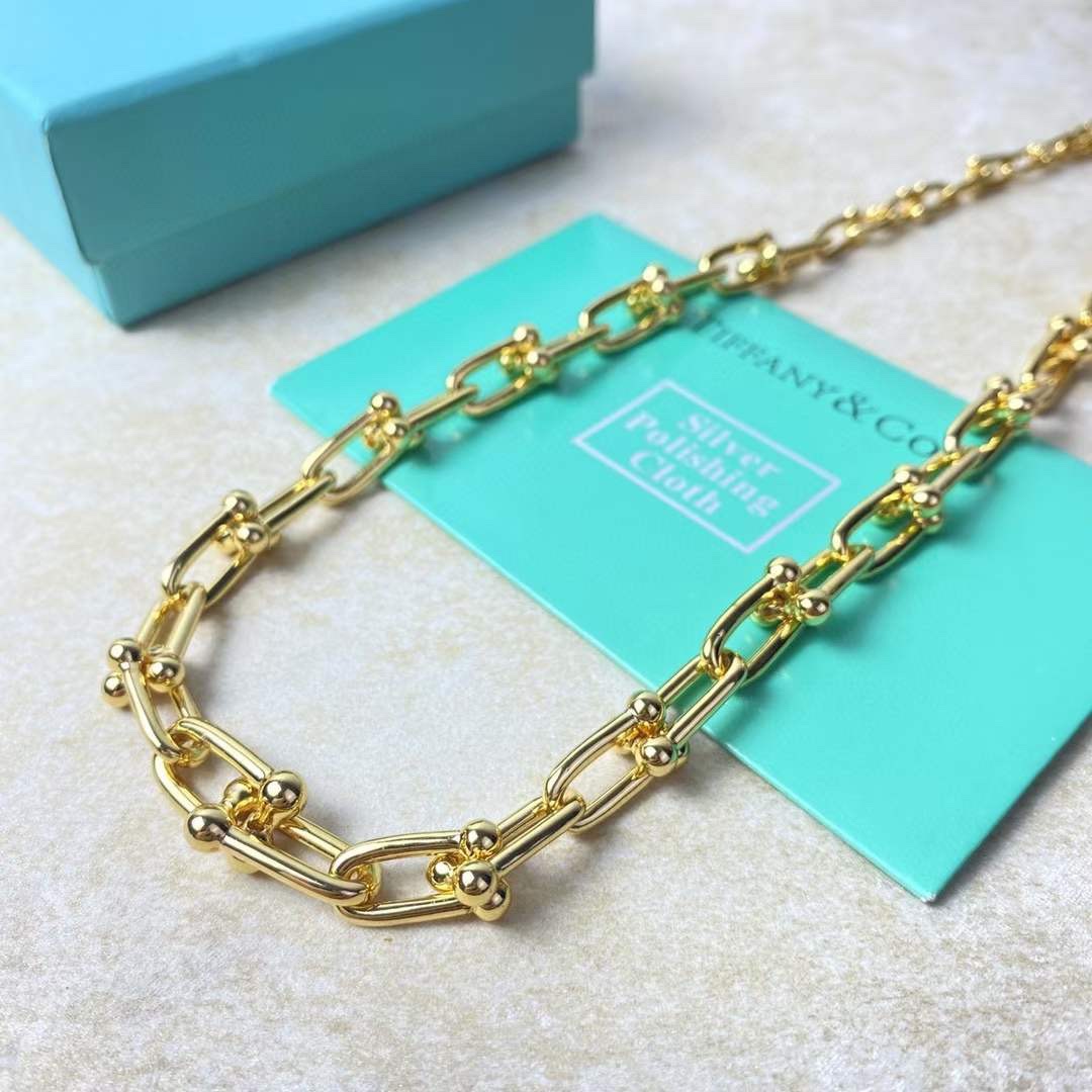 Tiffany & Co. 蒂芙尼tiffany&Co. hardward 大小U型竹节扣项链