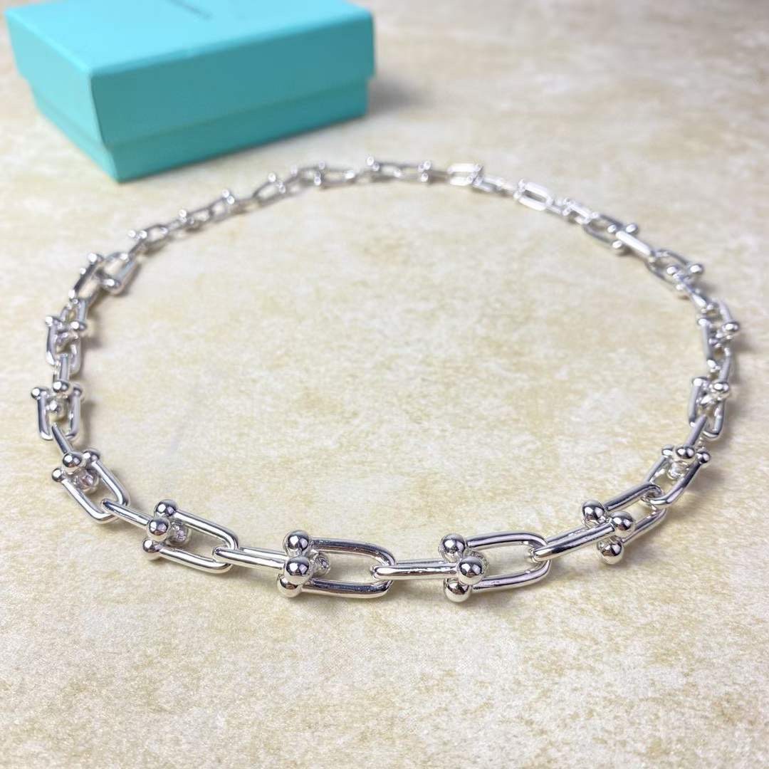 Tiffany & Co. 蒂芙尼tiffany&Co. hardward 大小U型竹节扣项链