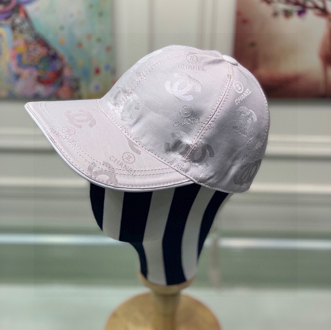 Chanel Hats Baseball Cap Canvas Cowhide