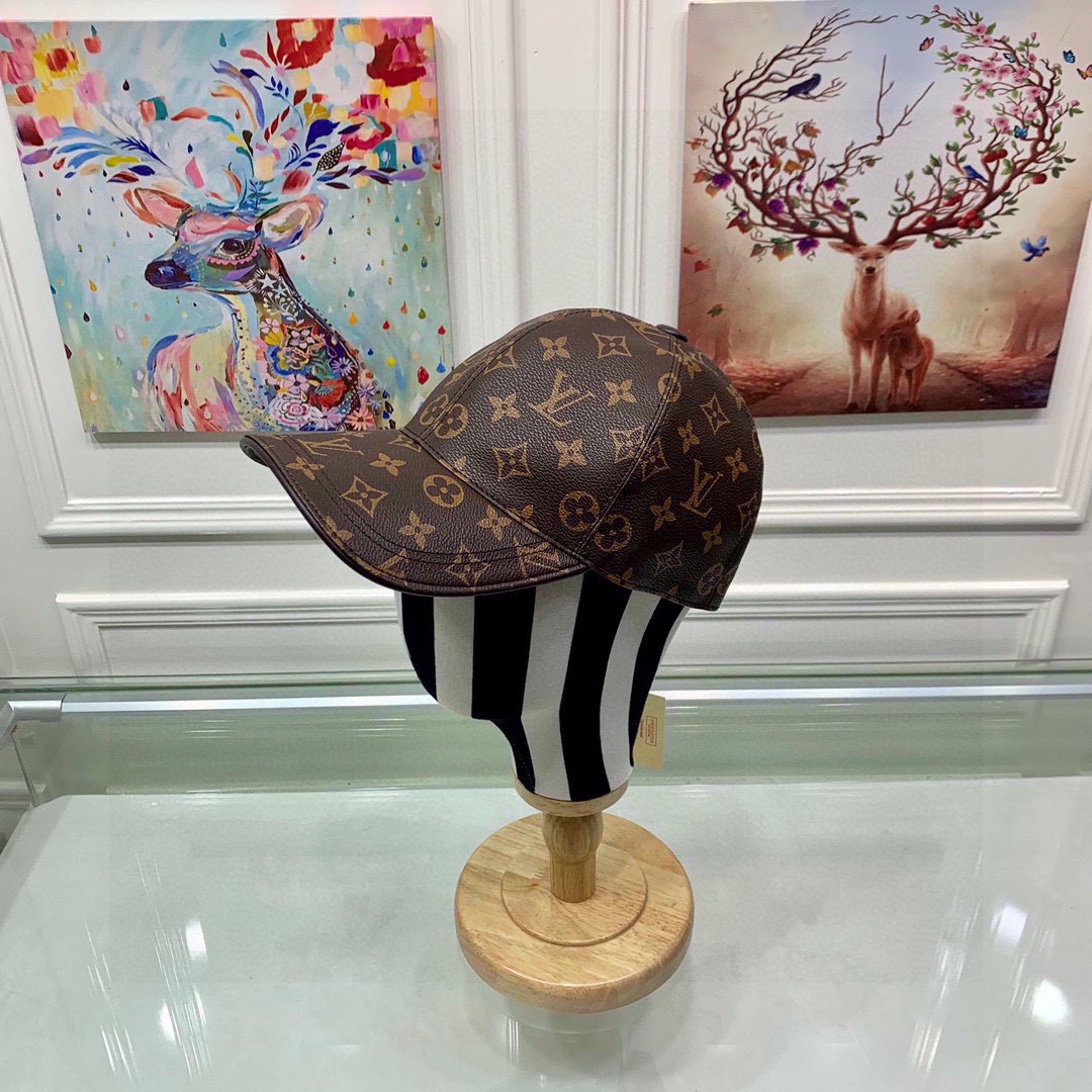 Louis Vuitton Hats Baseball Cap Cowhide PU