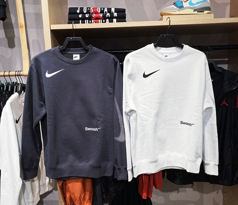 Nike Clothing Sweatshirts Black White Knitting Fall/Winter Collection Fashion Sweatpants