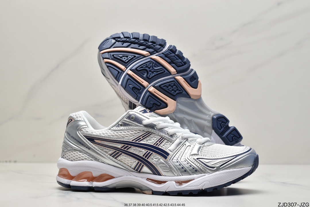 Asics Gel-Kayano 14 mesh cushioning running shoes