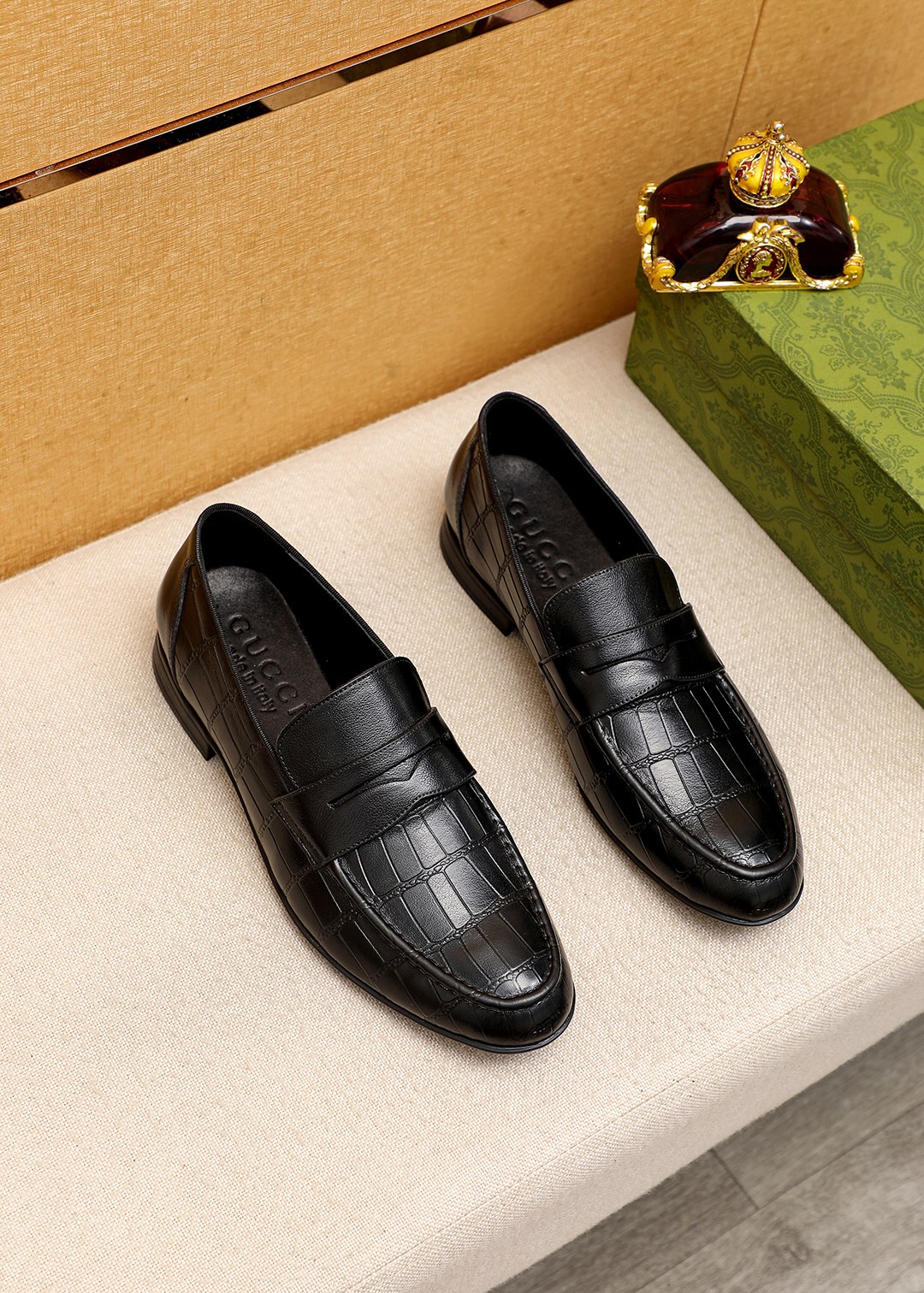Product: Gucci "Gucci" casual leather shoes in regular sizes 38-44 (customized at 45️) Pro