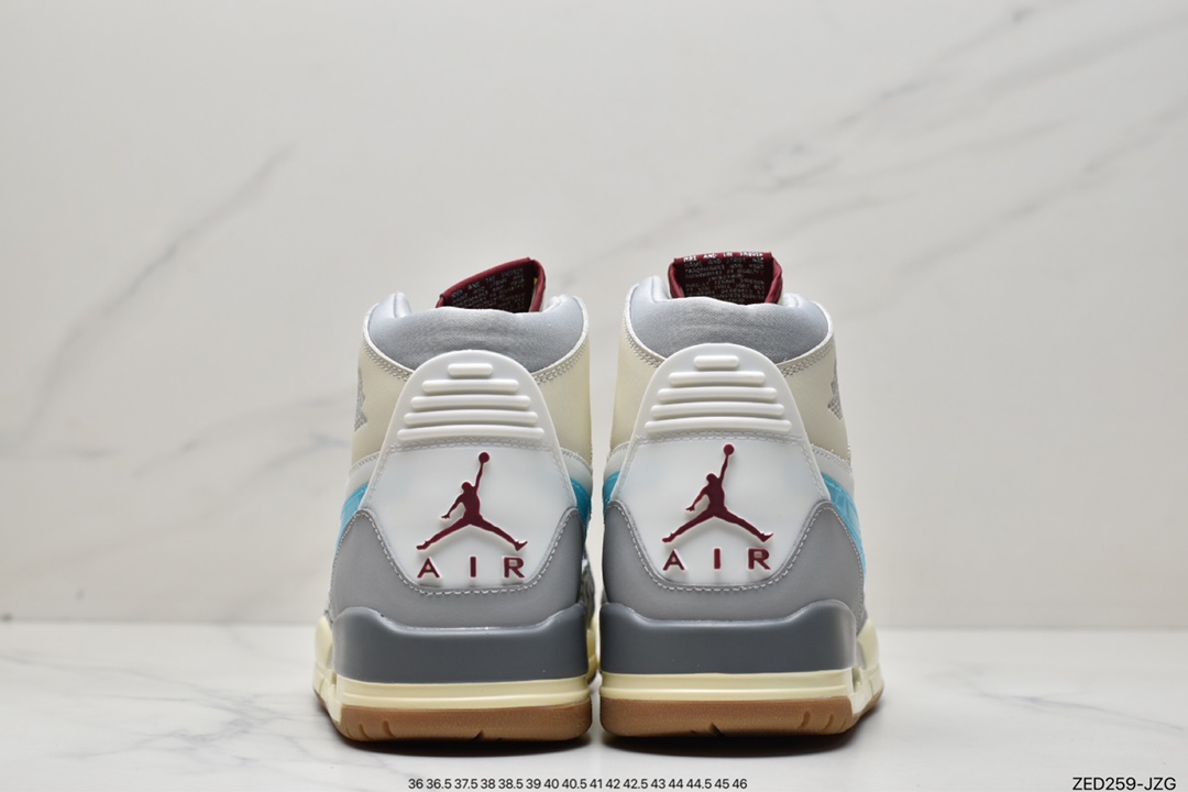 260 纯原Air Jordan Legacy 三合一312 ”白灰蓝”有着交错结合的设计FB1875-141