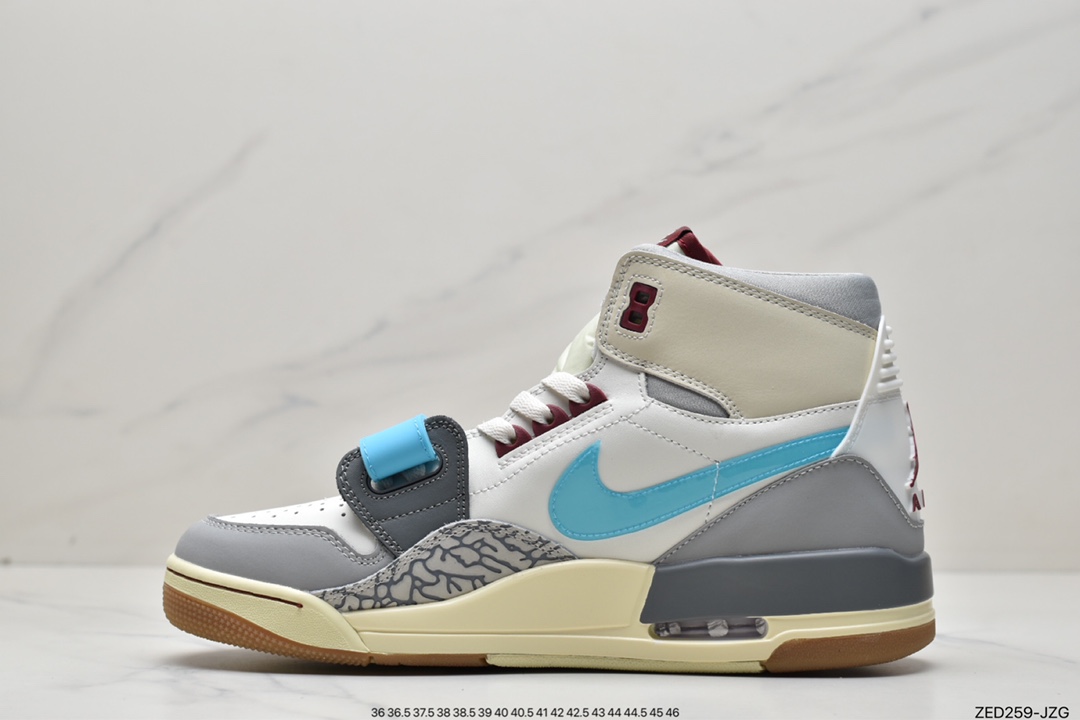 260 纯原Air Jordan Legacy 三合一312 ”白灰蓝”有着交错结合的设计FB1875-141