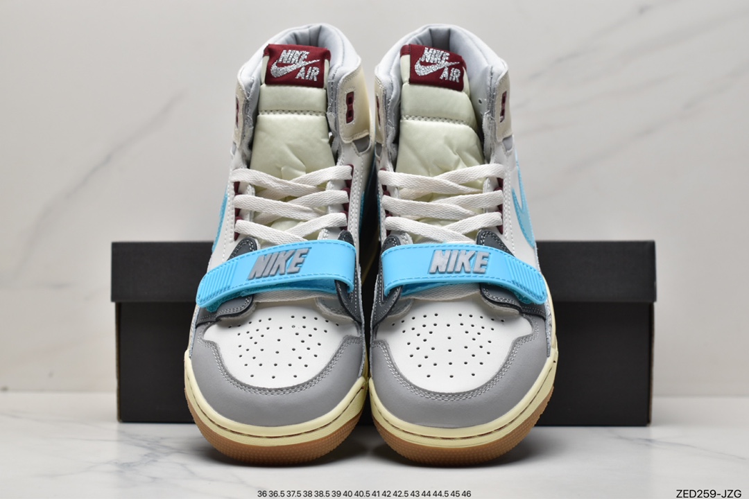 260 纯原Air Jordan Legacy 三合一312 ”白灰蓝”有着交错结合的设计FB1875-141