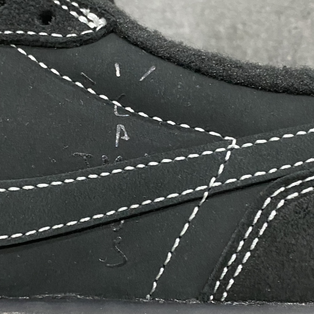 图片[2]-新DT版纯原Air Jordan AJ1黑色倒钩 货号：DM7866-001 原盒带方巾原配件 正确针车效果 原装皮料 刺绣饱满 细节做工到位 尺码：36-47.5-选品中心