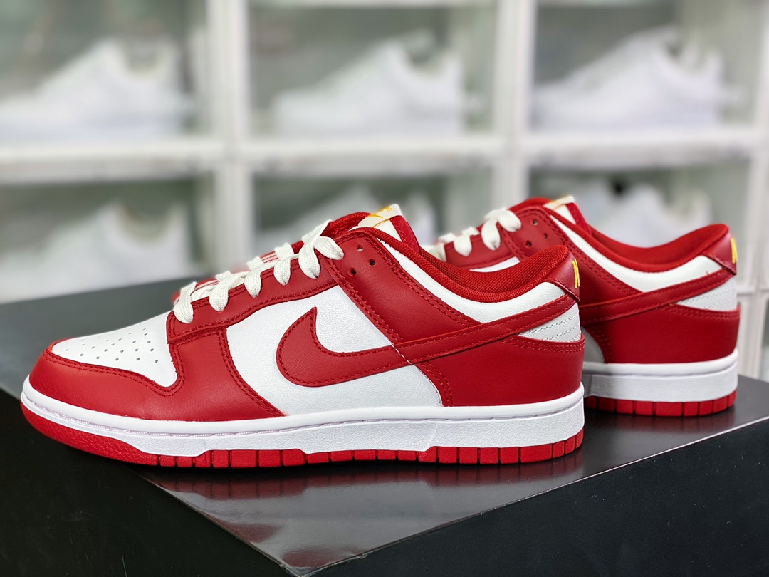 320 SB Dunk Low"White Red Yellow"扣篮系列低帮休闲运动滑板板鞋DD1391-602