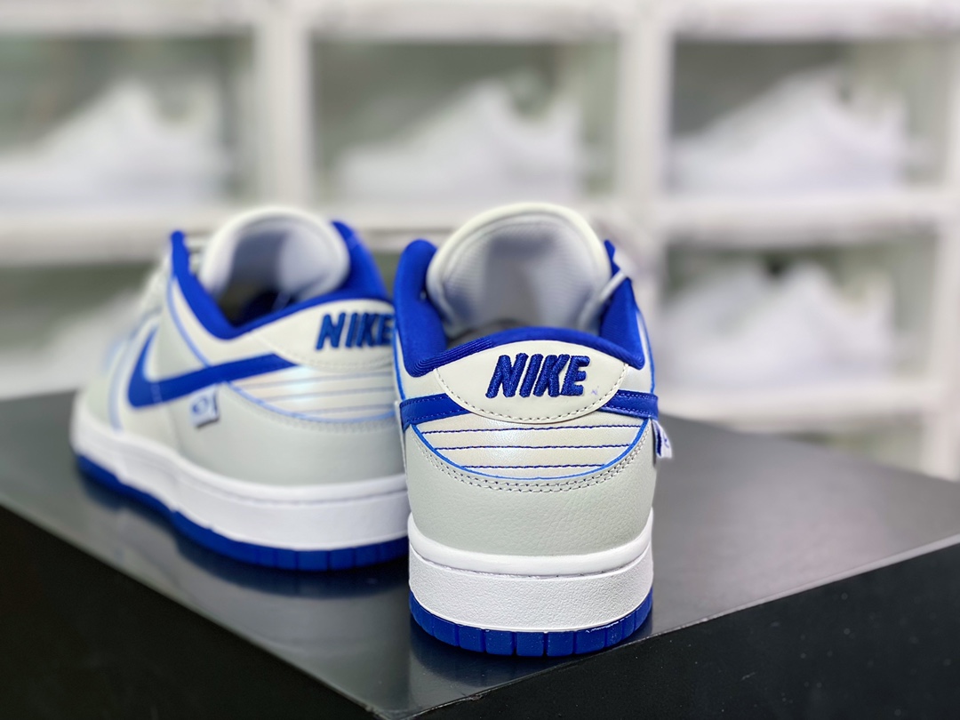 220 WMNS SB Dunk Low GS"Ivory Hyper Royal"扣篮系列低帮休闲运动滑板板鞋“米白蓝”FB1841-110