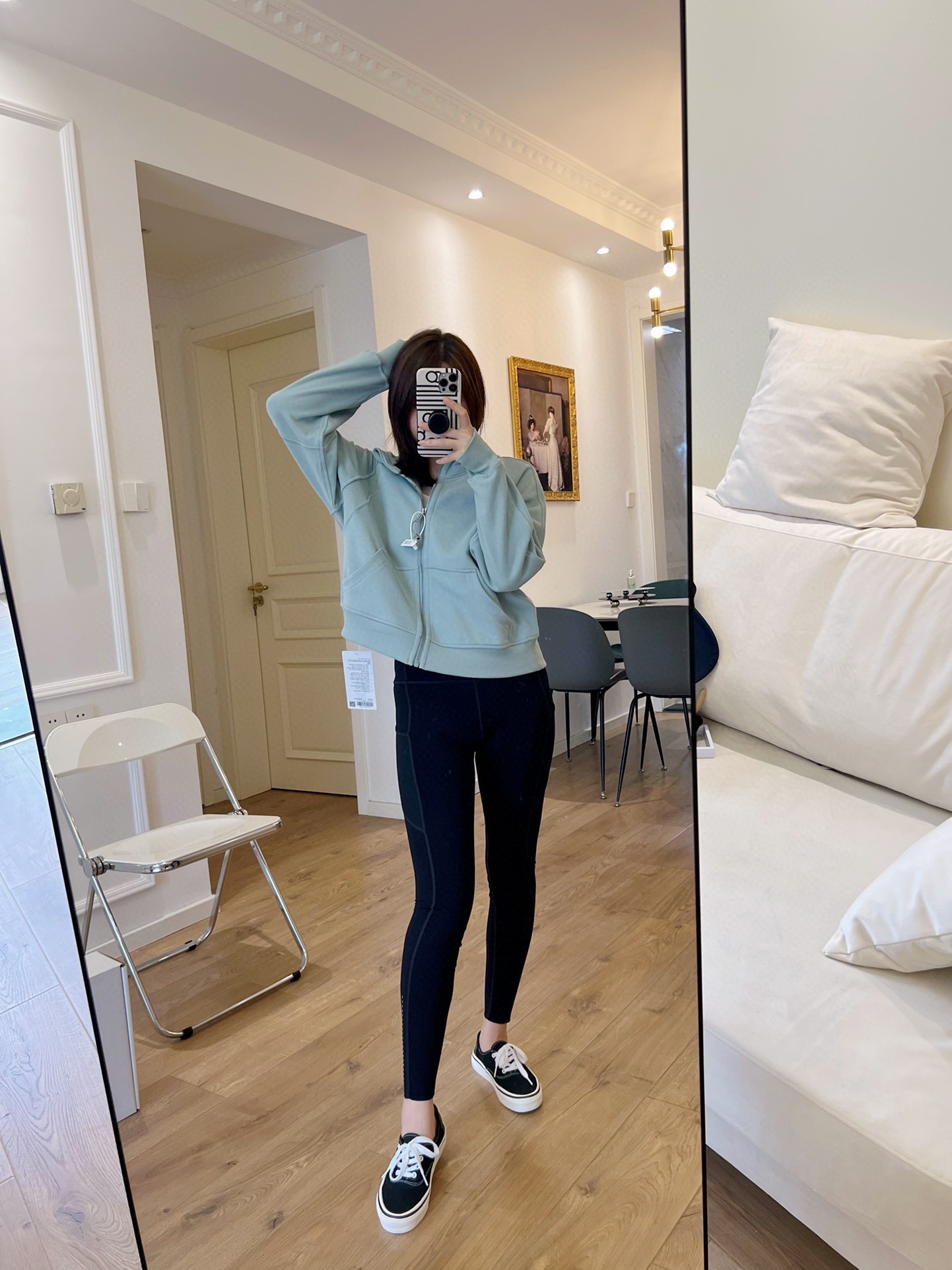 LU Yoga Sweatshirt and Yoga Pants Matching Set - Comprehensive 4