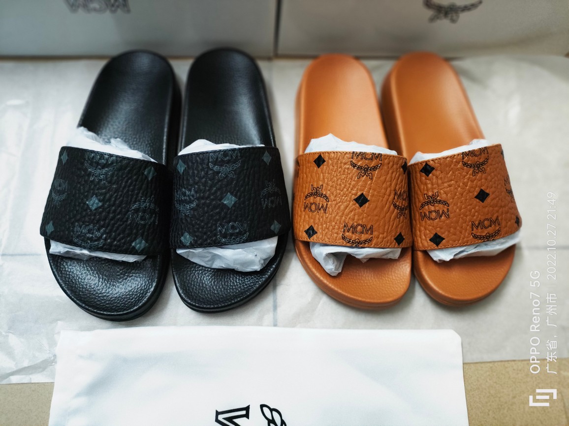 NO:129729,New ~~MCM men and women's same style black, white, brown size 35-45, slippers, slippers19860909上新啦～～MCM男女同款黑色,白色,棕色35-45码,,拖鞋,slippers,Women's Shoes