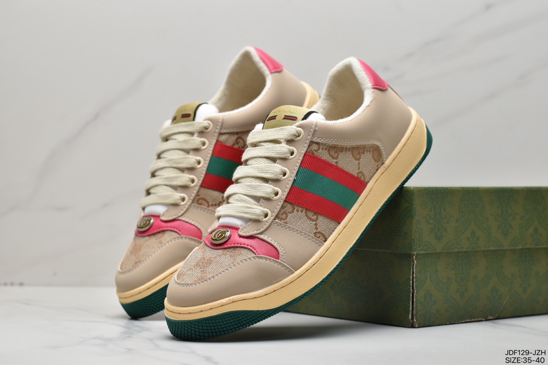 Gucci Gucci Distressed Screener sneaker small dirty shoes series