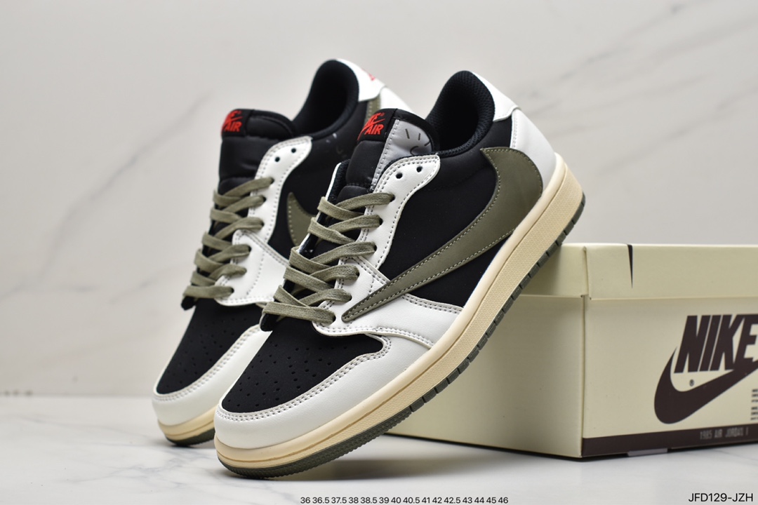 170 耐克Nike Air Jordan 1 Low OG SP”Khaki Green”AJ1乔丹一代DM7866-198