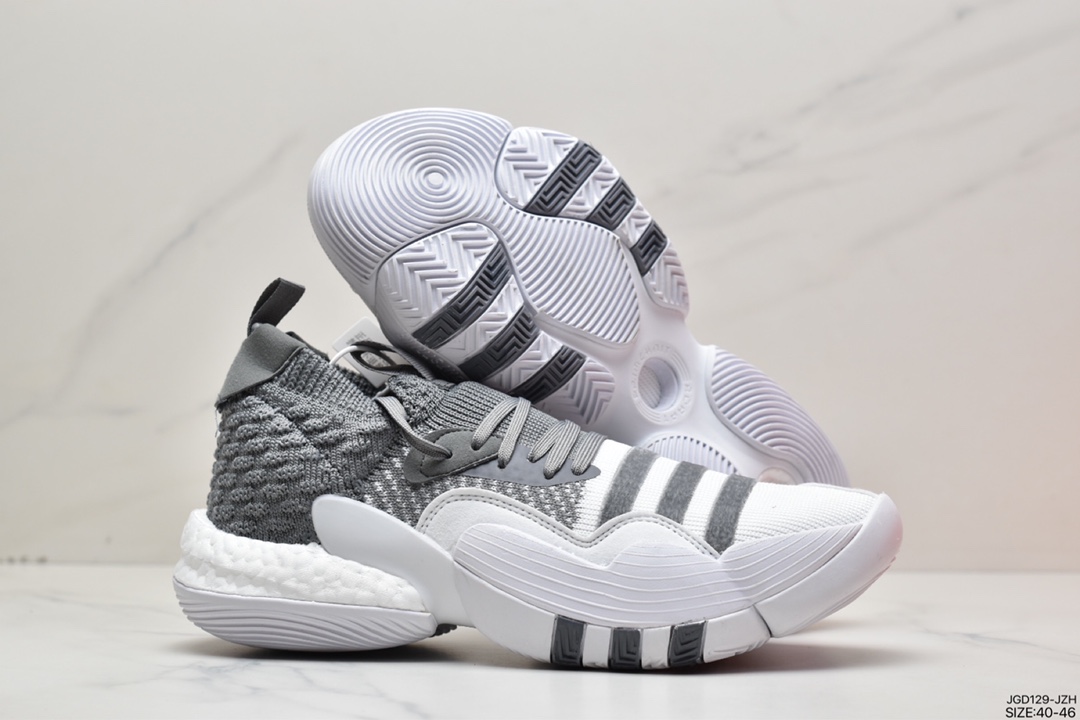 Adidas/ full palm BOOST midsole cushioning technology basketball shoes