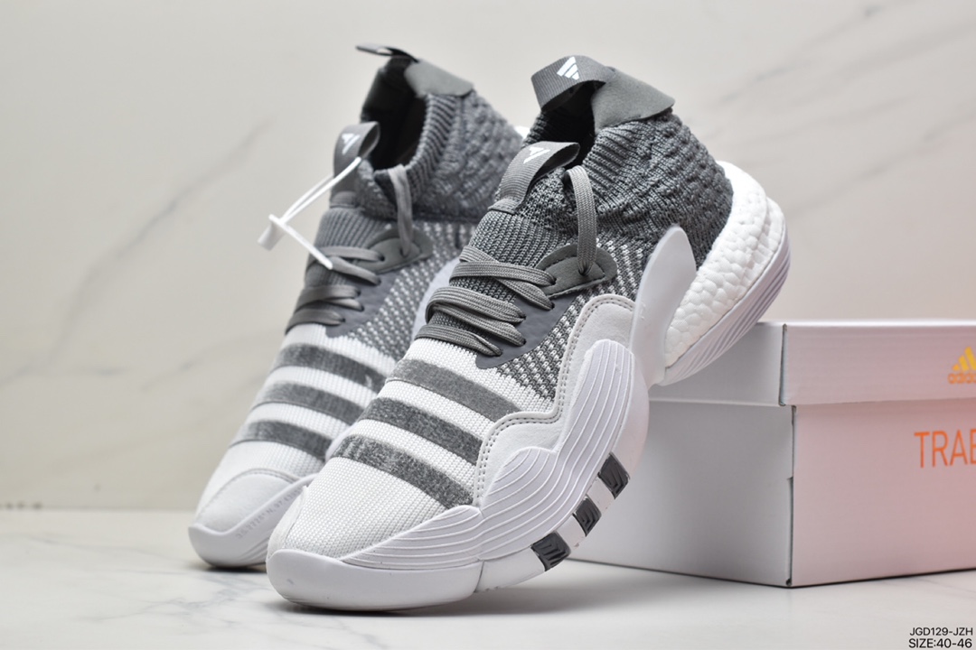 Adidas/ full palm BOOST midsole cushioning technology basketball shoes